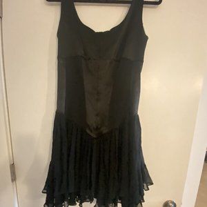 Capucine Puerari Vintage  Italian Designer Black Dress SZ 3